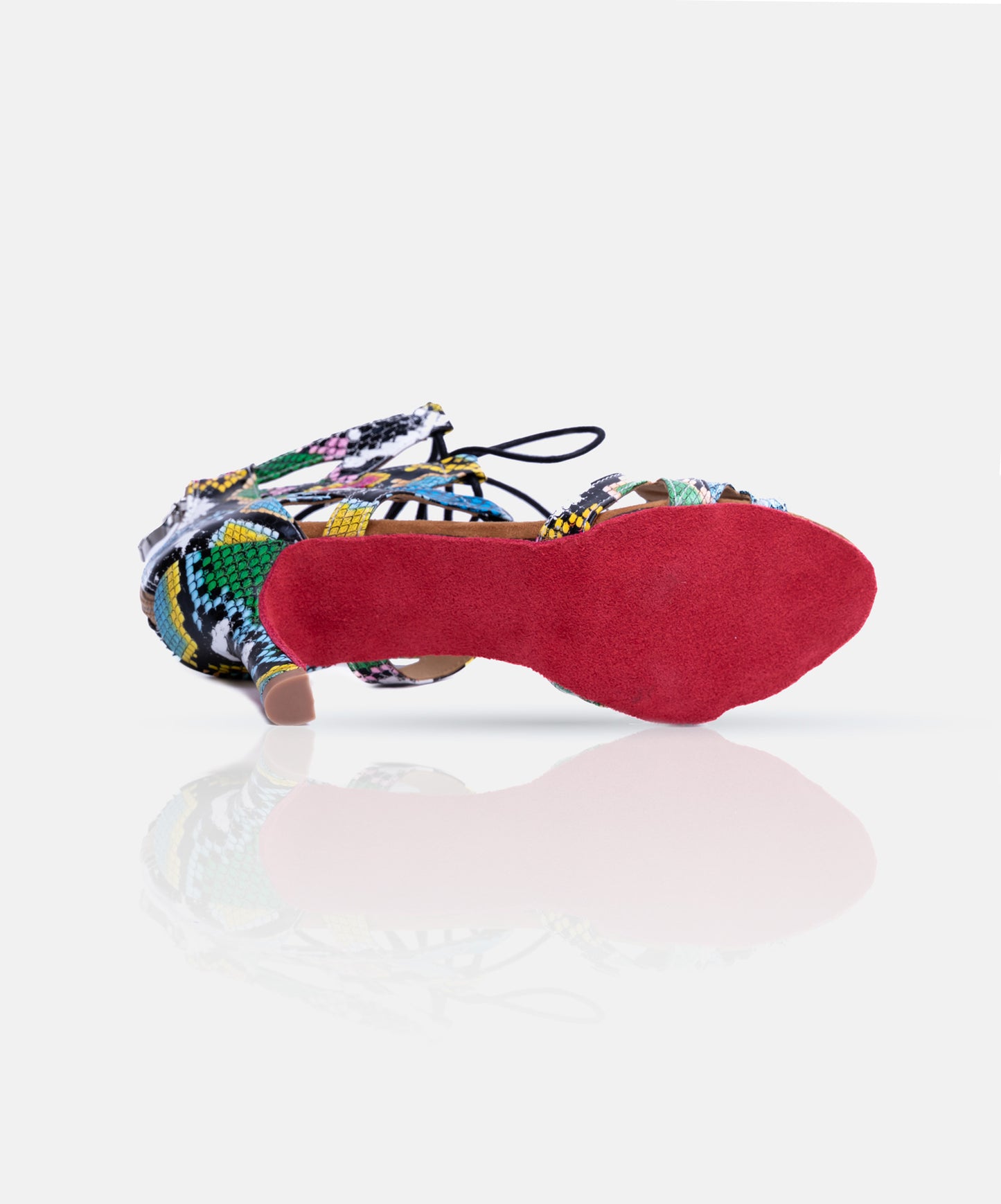 Chaussures de Danse Latine Femme - Modèle ALTHEA - Imprimé Lézard Multicolore