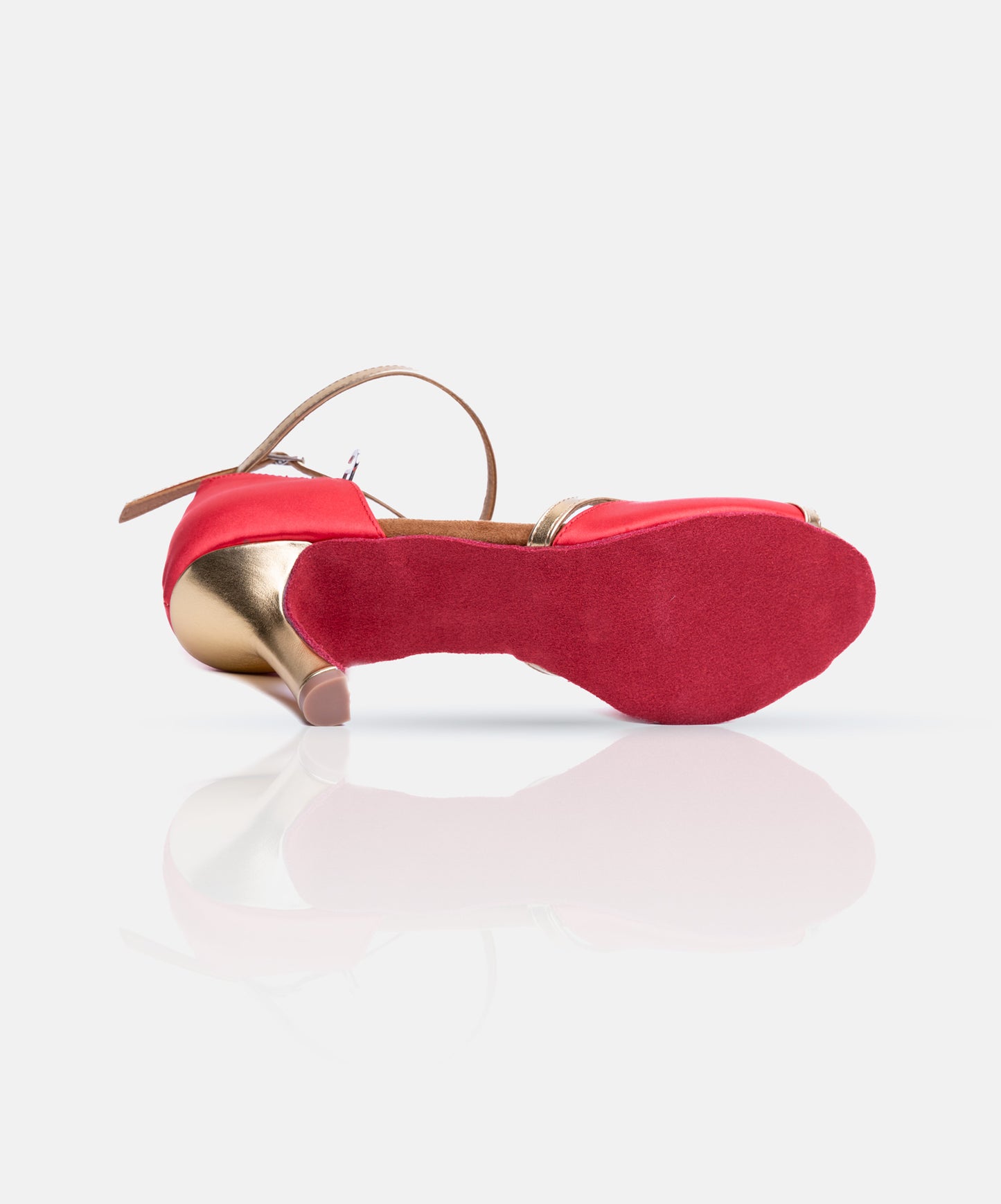 Chaussures de Danse de Salon Femme - Modèle NAÏADE - Rouge Lumière