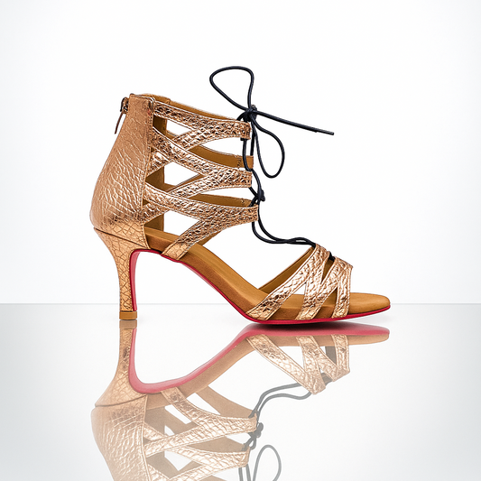 Chaussures de Danse de Salon Femme - Modèle THALIA - DOREE